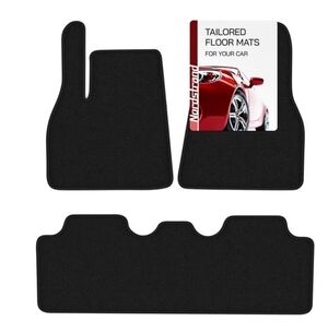 Tesla Model Y Black Floor Mats